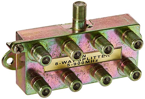 Morris 45055 8 Way Splitters with Ground Block, 5-900 MHz