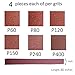 M-jump 24 Pack 1 x 30 inch Aluminum Oxide Sanding Belt Kit-Include 4 Each of 60 80 120 150 240 400 Grits-Premium Sandpaper Sander Belt for Portable Belt Sander