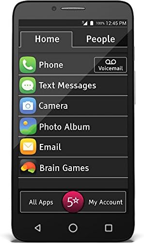 GreatCall Jitterbug Smart Easy-to-Use 5.5” Smartphone for Seniors