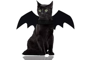 Malier Halloween Cat Costume for Cats Dogs Pet Bat Wings Cat Dog Bat Costume Wings