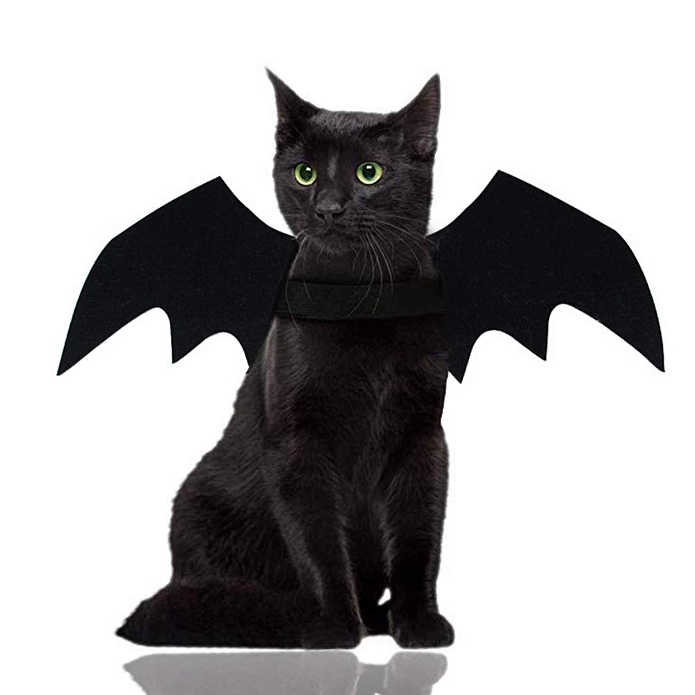 Photo 1 of **MINOR DAMAGE**
Malier Halloween Cat Costume for Cats Dogs Pet Bat Wings Cat Dog Bat Costume Wings