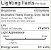 Bioluz LED 92 CRI G25 Globe Light Bulbs Clear Glass Filament 60W Replacement 5.5W Dimmable 2700K LED Bulb, Low Wattage Regular Light Bulbs LED, Bathroom Vanity Decor, 60W Edison Bulbs UL Listed-6-Pack