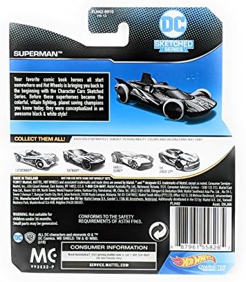 dc sketched series hot wheels