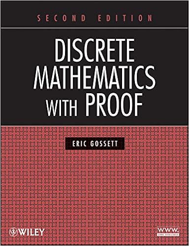 Discrete Mathematics With Proof Gossett Eric 9780470457931 Amazon Com Books