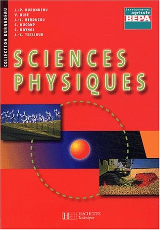 Sciences physiques, BEPA