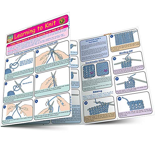 Learning To Knit (Quick Study Home) by Inc. BarCharts