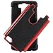 ElBolt LG G3 Vigor / G3 Mini / G3 Beat/ G3s D725 D722 Case - 2 in 1 Bundle Silicon Dual Layer Armor Protective Case Cover Skin -Red with Free ElBolt Certified Premium Screen Protector by ElBolt TM