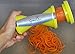 Spiral Vegetable Slicer - Spiralizer Spiral Cutter- Free Low Carb Recipe Ebook - Bonus Cleaning Brush