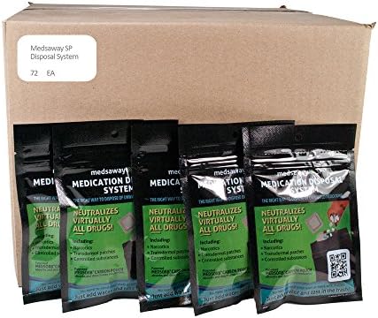 Medsaway Medication Disposal System - 72 Count Case