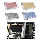 FATExpress Motorcycle Aluminum Stainless Steel Radiator Guard Grill Cover Oil Cooler Bezel Protector Grille for 2012-2016 12-16 Honda NC700X NC700 NC750 700 750 2013 2014 2015 (Black)