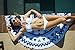 The Riviera Towel Company Round Tree Swing Cover - Super Plush 100% Cotton Terry - Heavy Thread Count Mandala Roundie - Hygge Boho Hippy Chic Santa Cruz Blue
