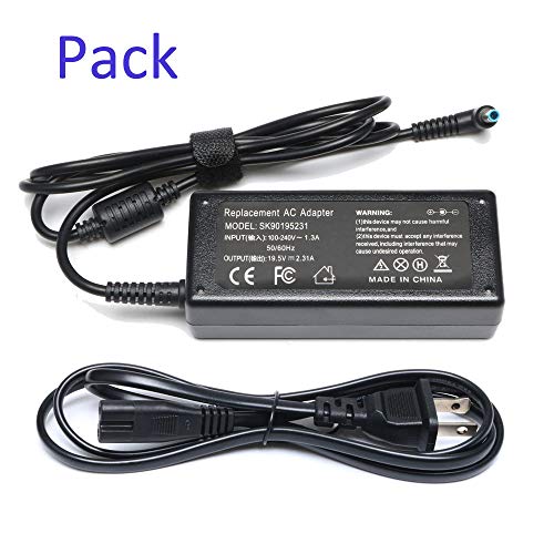 45W 19.5V 2.31A AC Laptop Power Adapter Charger for Hp Stream 11 13 14;Elitebook Folio 1040 G1;Touchsmart 15 250 G3 255 G4 355 G2; Hp Spectre X360 - Thumbnail 4