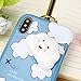 Case Cover For iPhone X, Squishy 3D Squeeze Cute Mochi Toy Silicone Back Soft (G)