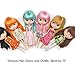 Mrocioa Bjd Girl Doll Big Eyes 4 Color Changing,12 Inch Customized Dolls with Long Wigs Clothes Set,Compatible with Blythe ICY Dolly