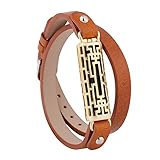 GHIJKL For Fitbit Flex 2 Bands, Fit bit Accessories Wristband for Flex2 by Metal and Leather Bangle-Bracelet Style