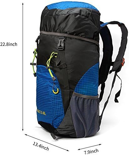 Ronweix Large 40L Lightweight Water Resistant Travel Backpack/foldable &amp; Packable Hiking Daypack