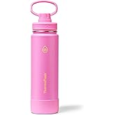 ThermoFlask 24 oz Double Wall Vacuum Insulated Stainless Steel Water Bottle with Spout Lid, Shocking Pink
