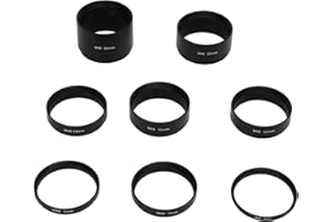 8pcs M48 Extension Tube Focal Length Extension Tube Kit 3mm 5mm 7mm 10mm 12mm 15mm 20mm 30mm Telescope Extension Rings M48X0.