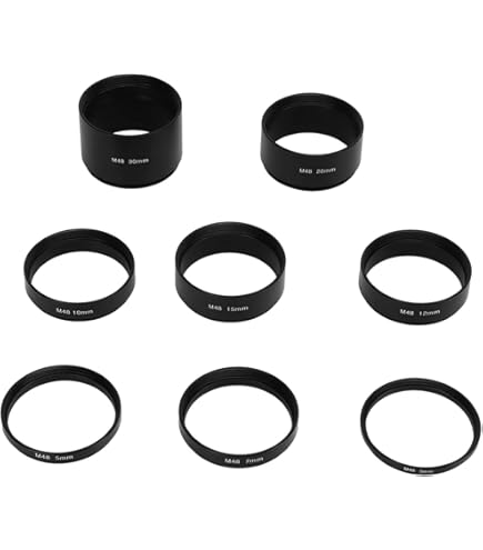 thumbnail interactive-video image 1 of Telescope Extension Tube Set - M54x0.75 Thread 4-9mm Focal Extenders For Astronomy 1 of 11