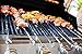 Juvale Metal Skewers/BBQ Skewers - 10 Piece Set - Long Stainless Steel Metal Shish Kabob Grilling Barbeque Skewers - for Meats & Vegetables - 19.5 Inches