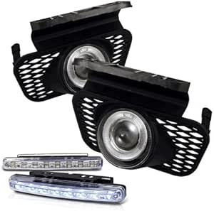 Amazon.com: 03-06 Chevy Silverado Halo Projector Fog Lights + LED