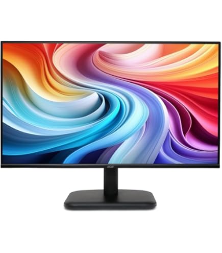 MONITOR ACER EK1 series - EK241Y Ebi Preto LED IPS 23.8” FHD