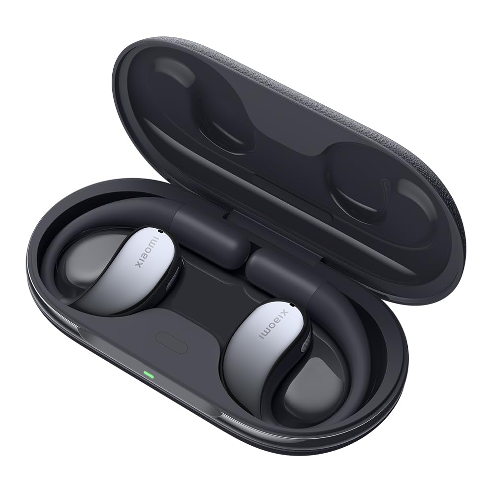 Xiaomi OpenWear Stereo - Leichter Bluetooth Open Ear Kopfhörer für den ganzen Tag mit 7.5 + 38.5 Stunden Akkulaufzeit, Hi-Res Audio, Dynamischer Treiber, KI-Rauschunterdrückung, Sandstone Beige