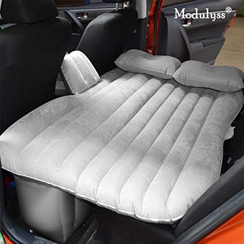 Allium modulyss Car Travel Inflatable Sofa Mattress Air Bed Cushion Camping Bed Rear Seat with Pillow and Pump