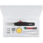 Mag-Torch® Detail Pen Torch Kit - Pen Style Butane Torch with Seven Interchangeable Tips, Solder, and Storage Case for Jewelr