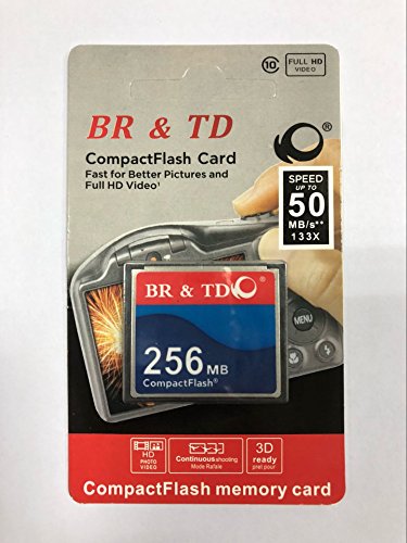 Compact Flash memory card 256MB use for Camera BR & TD Top brand