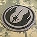 Star Wars Jedi Order Knight PVC Rubber 3D Touch Fastener Patch