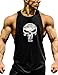 Men's Bodybuilding Fitness Vest Stringer Tank Top Sport Gym Cotton Sleeveless Shirt