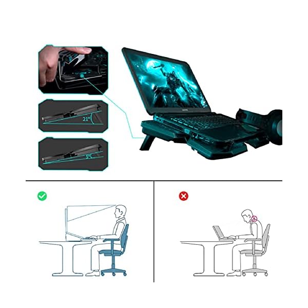 Laptop-Cooling-Pad-Gaming-Laptop-Cooler-Stand-with-4-Silent-Big-Fans-for-Notebook-Stable-cooler-for-laptop-2-USB-Powered-Fan-Compatible-up-to12-17-Control-Fan-Speed-for-PC-2021-New-Version LIANGSTAR Laptop Cooler, Laptop Cooling Pad with 4 Silent Big Fans at 1400RPM, Laptop Stand with Built-in Cable…