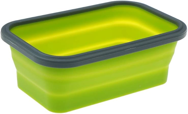 empty Silicone Lunch Box Collapsible Container Food