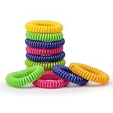 Mosquito Bracelets,12 Pack Premium Naturals Mosquito Repellent Bracelets eLander™ Best Pest Control Repeller up to 250Hrs of Protection Against Mosquitoes & Insects - Outdoor & Indoor
