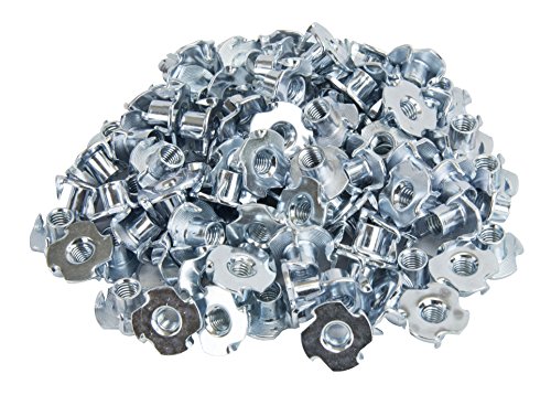 Squirrel Products Bag of 100 3/16" T-Nuts - Rock Climbing - Rock Hold Fasteners