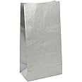 Sparkling Silver Metallic Paper Party Bags - (Pack of 10) - Premium, Eye-catching, and Eco-friendly Gift Bags for Any Celebration or Event