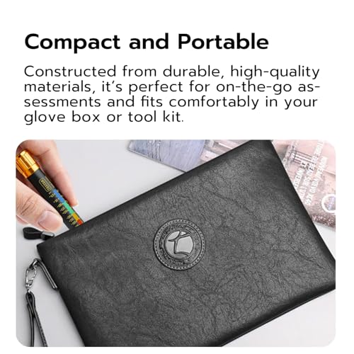 Mcbazel Car Paint Thickness Tester, Coating Thickness Gauge, Paint Coating Tester with Magnetic Tip