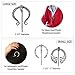 Slomg 3 Pack Vintage Viking Brooches Pins, Women Girls Scarf Cloak Shawl Buckle Clasp Pin Brooch, Decorative Clothes Costume Accessories Fashion Jewelry for Valentine's Day, Antique Silver