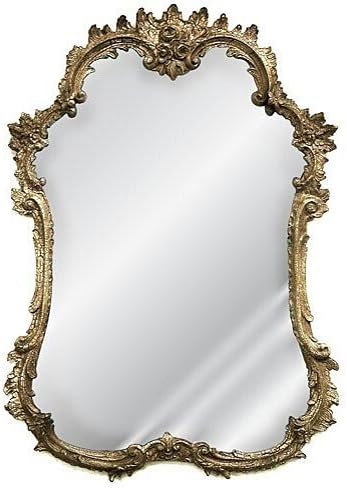 Hickory Manor 7140FAC French Flat Mirror - Antique Crackle Finish