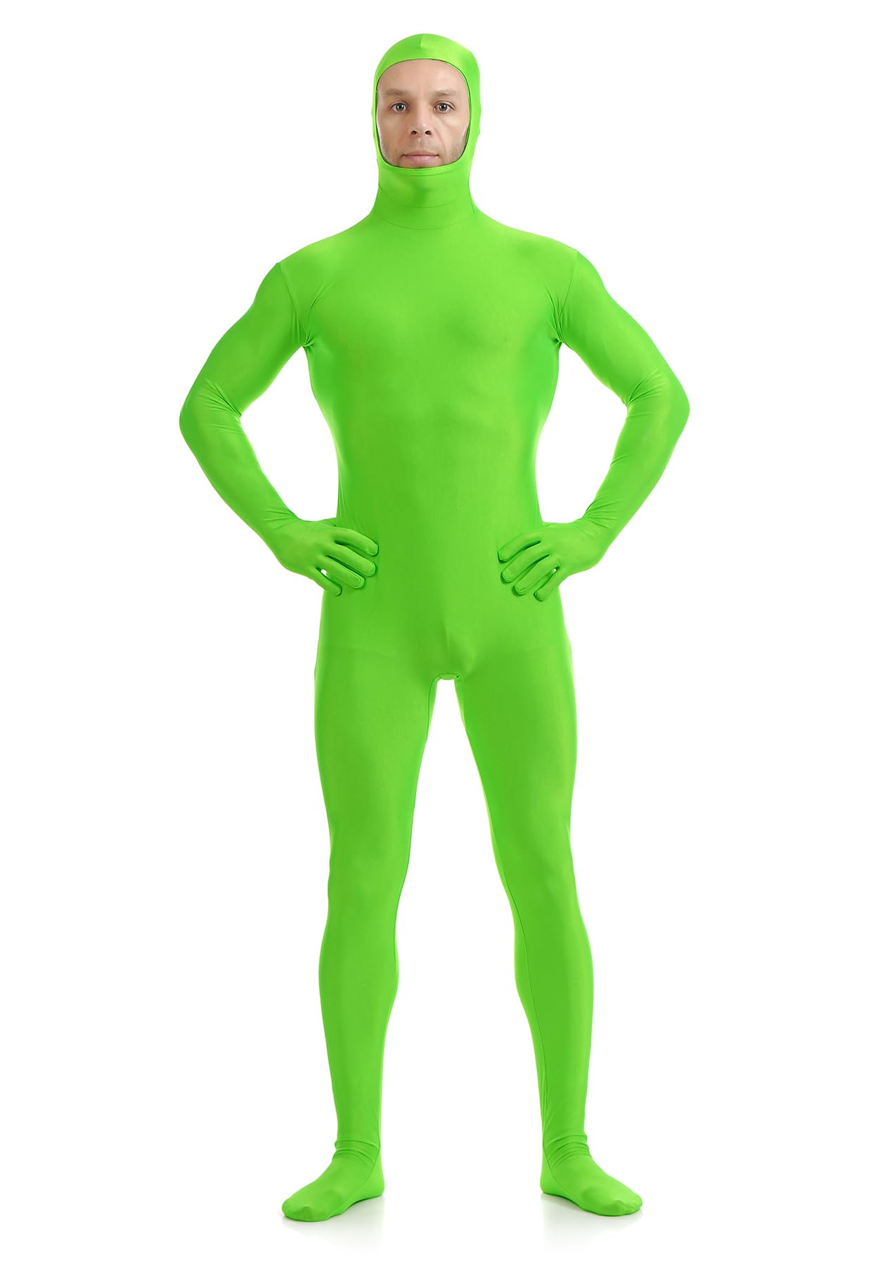 ATHX Men's and Women's Spandex Open Face Bodysuit