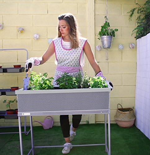 Huerto urbano Green Passion 90x45x80 cm.Color gris: Amazon.es: Jardín