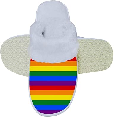 rainbow house slippers