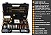 SHOTAIM Gun Cleaning Kit Universal Supplies for Hunting Rifle Handgun Shot Gun Cleaning Kit for All Guns with Case (Brass jags and Tips)