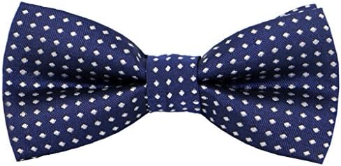 Carahere Pre-Tied Little Boy's Polka Dot Bow Ties Toddler Bow Ties For Kids M012