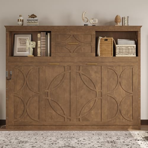 MERITLINE Twin Horizontal Murphy Bed