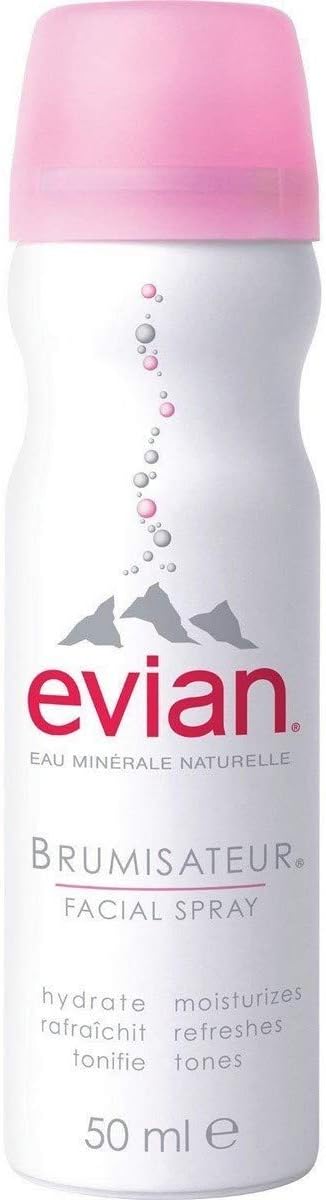 Evian Facial Spray 50ml Hydrating Face Mist Skin Care Makeup Setting