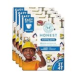 The Honest Company Toddler Training Pants, Construction Zone, 3T/4T, 92 Count (Packaging May Vary)