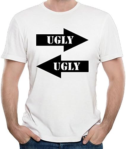 Ugly Left Ugly Right Man Short Sleeve T-Shirts T Shirt 100 Cotton
