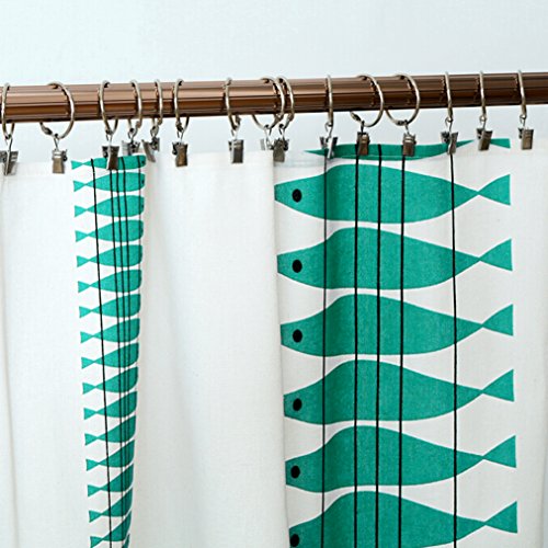 60pcs Metal Hook Clips Baotongle Hanging Curtain Clips Import